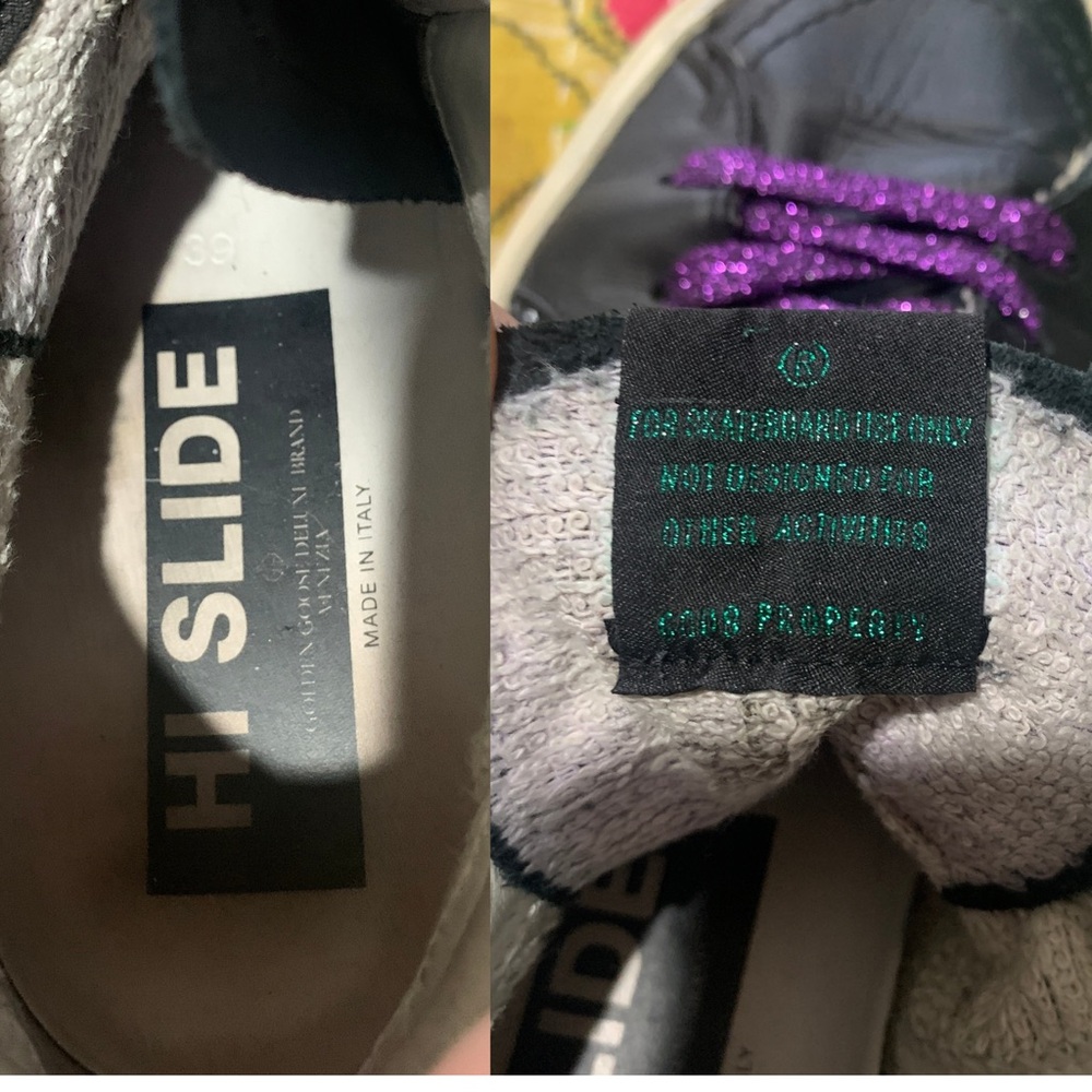 Golden Goose Hi Star Hi Slide Platform - FLAWS - Picture 9 of 17